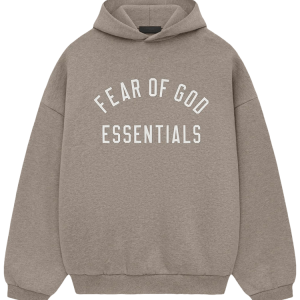 FOG Heather grey Essentials Hoodie
