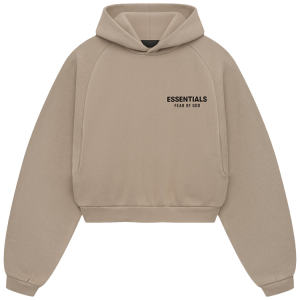 Essentials Fleece Crop hoodie