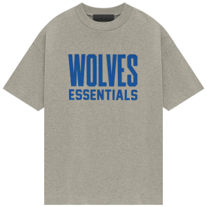 Woleves Essentials Logo Gray t shirt