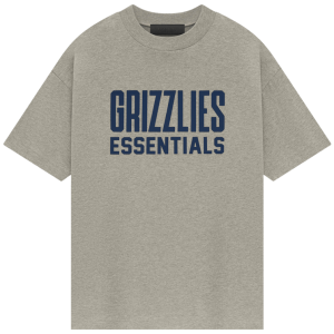 Gray Essentiasl Grizzlies t shirt