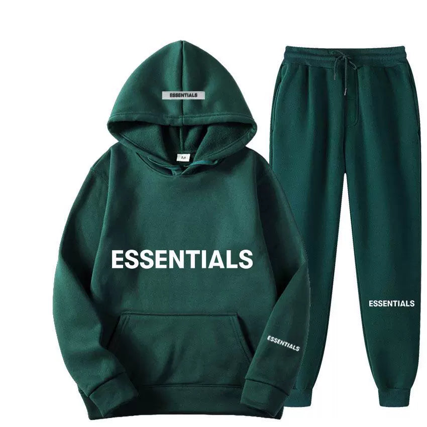 Essentials Green Tracksuit Essentials Green Tracksuit