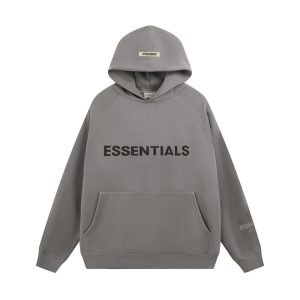 Dark Grey Essentials Hoodie