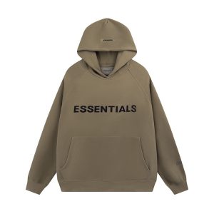 Essentials Dark Brown Hoodie
