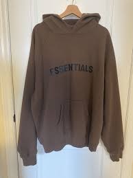 Brown Essentials Hoodie