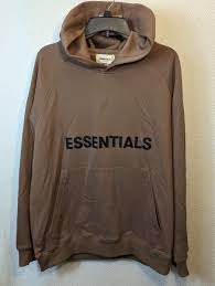 Brown Zip upEssentials Hoodie