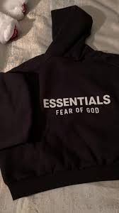 Cotton blend Fleece Essential hoodie