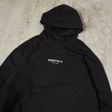 Cotton blend Fleece Essential hoodie