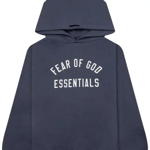 Blue Fear of God Essential Hoodie