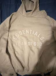 Dusty beige essentails hoodie