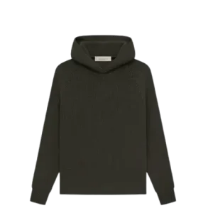 Black Essentials Hoodie For Kids