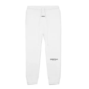 White Essentials Sweatpants