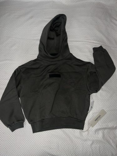 Black Essentials Hoodie for Kids