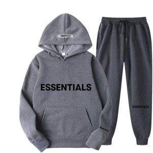 Heather Grey Essentials Tracksuit