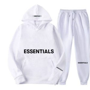 White Essentials Tracksuit