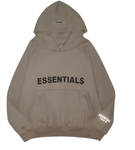 Essential Logo Pullover Hoodie – Dark Brown Essential Logo Pullover Hoodie – Dark Brown